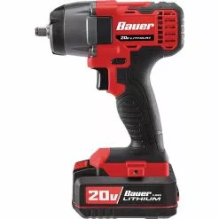 BAUER 20V Cordless 3/8 in. Compact Impact Wrench - Tool Only -Bauer Popular Store 56124 I