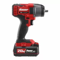 BAUER 20V Cordless 3/8 in. Compact Impact Wrench - Tool Only -Bauer Popular Store 56124 W8