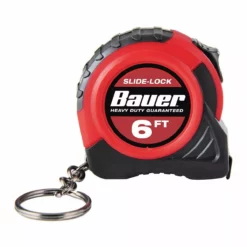 BAUER 6 Ft. Keychain Tape Measure
