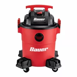 BAUER 6 gallon 4 Peak Horsepower Wet/Dry Vacuum -Bauer Popular Store 56201 W4