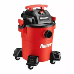 BAUER 6 gallon 4 Peak Horsepower Wet/Dry Vacuum -Bauer Popular Store 56201 W5
