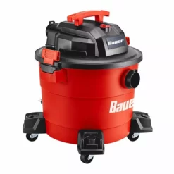BAUER 9 Gallon 4.5 Peak Horsepower Wet/Dry Vacuum -Bauer Popular Store 56202 W5