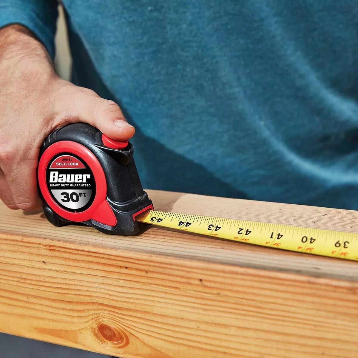 BAUER 30 ft. Self-Locking Tape Measure 10 BAUER 30 ft. Self-Locking Tape Measure - Image 10