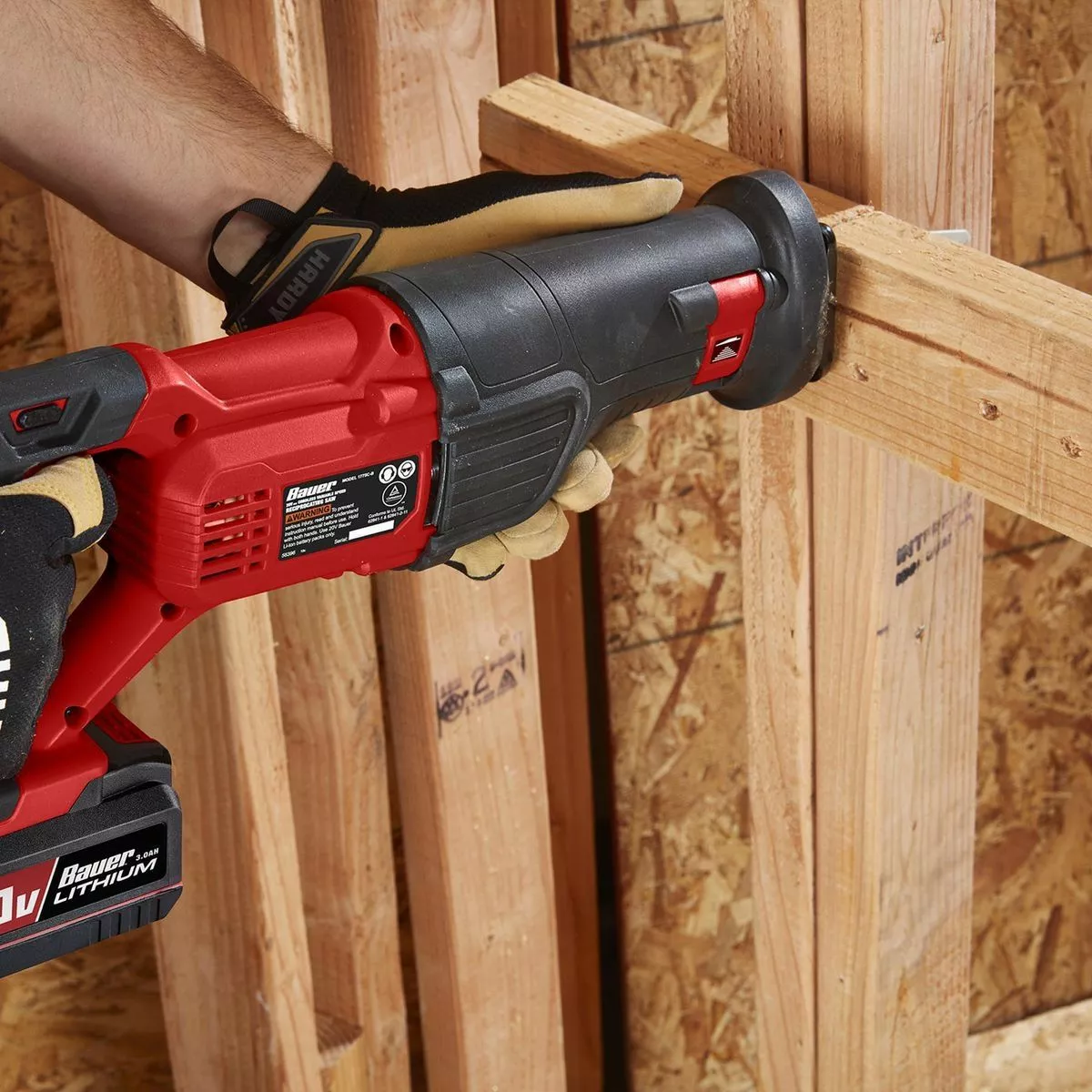 BAUER 20V Cordless Reciprocating Saw - Tool Only 15 BAUER 20V Cordless Reciprocating Saw - Tool Only - Image 15