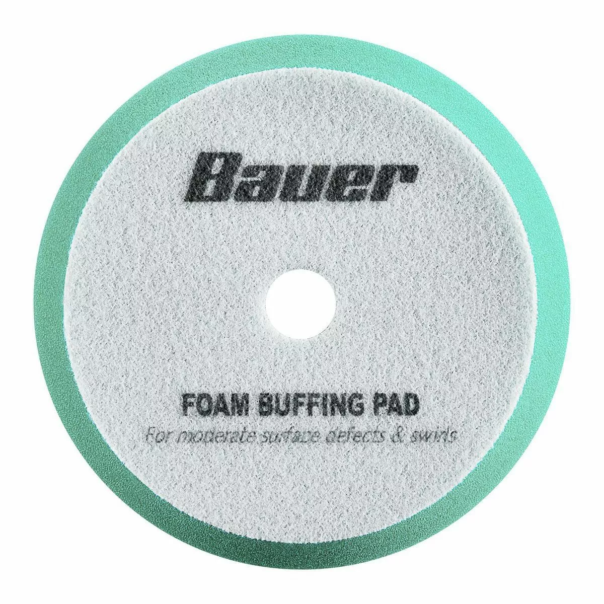 BAUER 6 in. Medium Foam Polishing Pad - Green 3 BAUER 6 in. Medium Foam Polishing Pad - Green - Image 3