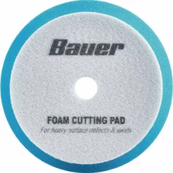 BAUER 6 in. Coarse Foam Polishing Pad - Blue