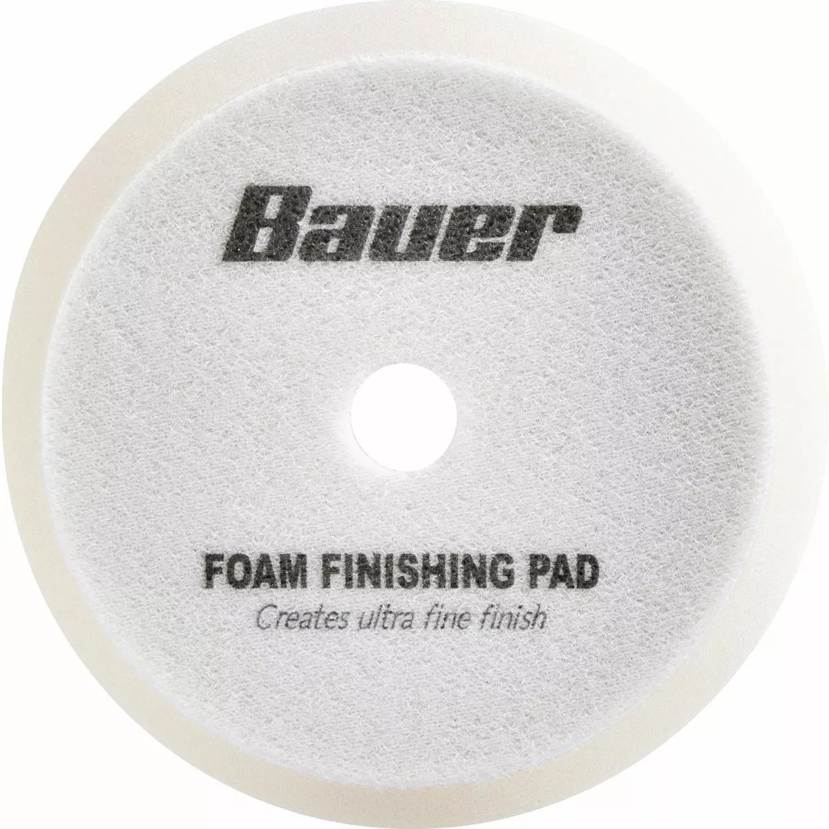 BAUER 6 in. Ultra-Fine Foam Polishing Pad - White 1 BAUER 6 in. Ultra-Fine Foam Polishing Pad - White