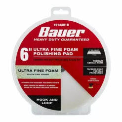BAUER 6 in. Ultra-Fine Foam Polishing Pad - White 10 BAUER 6 in. Ultra-Fine Foam Polishing Pad - White -Bauer Popular Store 56664 W5