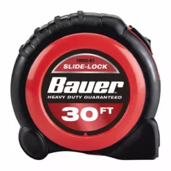 BAUER 30 ft. Slide-Lock Tape Measure