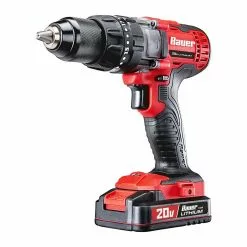 BAUER 20V Cordless 1/2 in. Variable Speed Hammer Drill/Driver - Tool Only -Bauer Popular Store 56723 W5