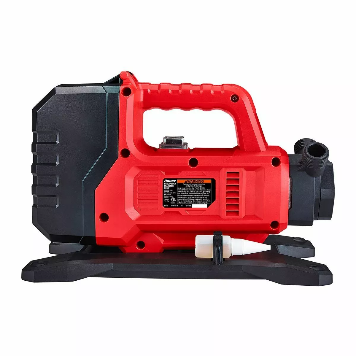 BAUER 20V/120V Lithium-Ion Dual Power Cordless Transfer Pump - Tool Only 8 BAUER 20V/120V Lithium-Ion Dual Power Cordless Transfer Pump - Tool Only - Image 8