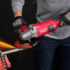 BAUER 15 Amp 7 in. Trigger Grip Angle Grinder with 180° Rotating Body -Bauer Popular Store 57003 W10