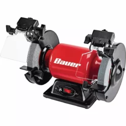 BAUER 6 in. Bench Grinder with LED Lights