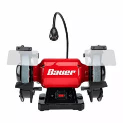 BAUER 8 in. Bench Grinder with LED Light -Bauer Popular Store 57287 W6