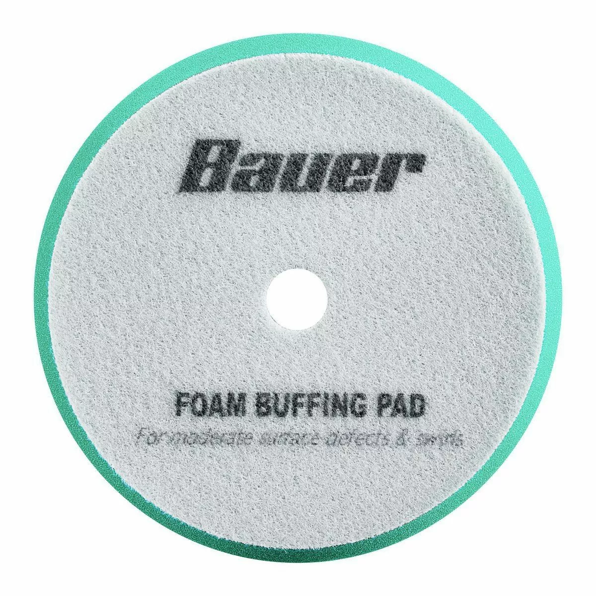 BAUER 7 in. Medium Foam Polishing Pad - Green 2 BAUER 7 in. Medium Foam Polishing Pad - Green - Image 2