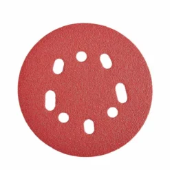 BAUER 5 in. 60 Grit Hook and Loop Universal Pattern Sanding Discs, 15 Pk.