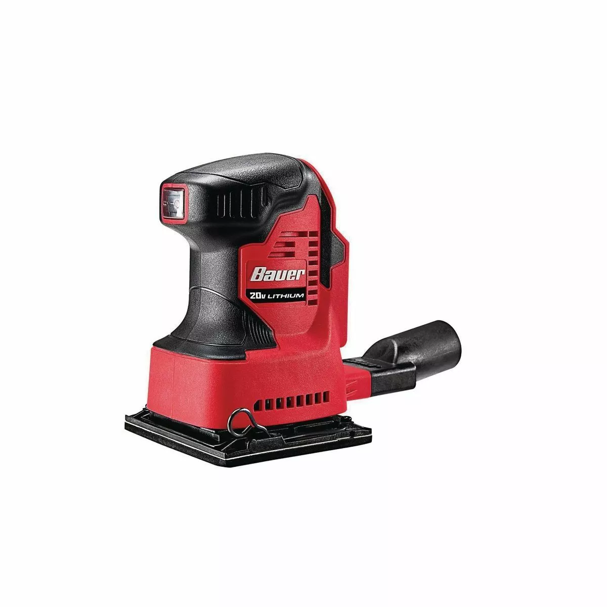 BAUER 20V Cordless 1/4 Sheet Sander with Dust Bag - Tool Only 3 BAUER 20V Cordless 1/4 Sheet Sander with Dust Bag - Tool Only - Image 3