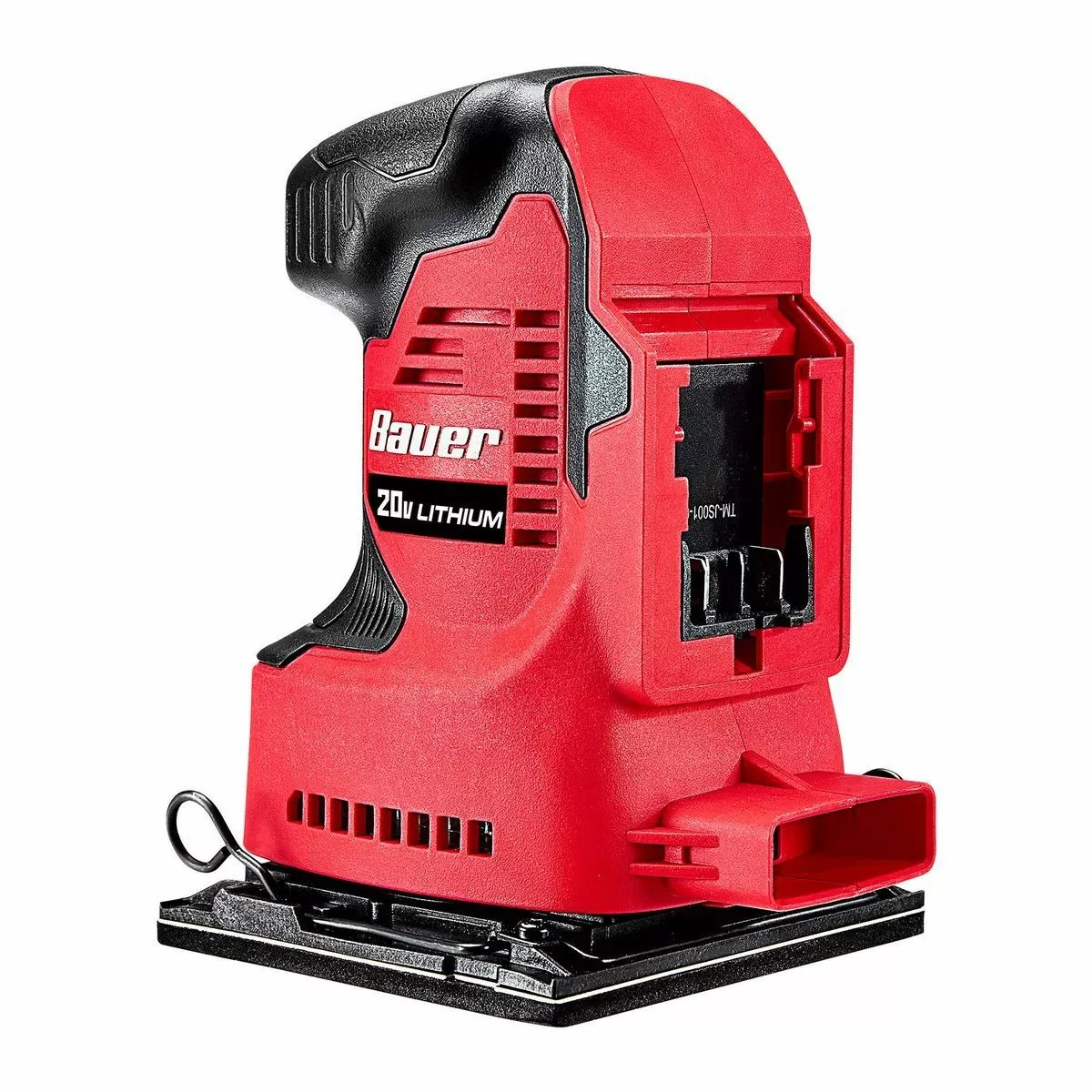 BAUER 20V Cordless 1/4 Sheet Sander with Dust Bag - Tool Only 10 BAUER 20V Cordless 1/4 Sheet Sander with Dust Bag - Tool Only - Image 10