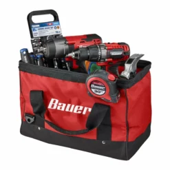 BAUER 16 in. Tool Bag with 6 Pockets -Bauer Popular Store 57487 W4