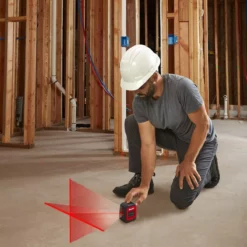 BAUER 40 ft. Self-Leveling Cross Line Laser Level -Bauer Popular Store 57529 W10