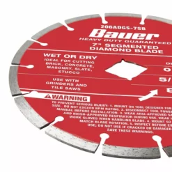 BAUER 7 in. All-Cut Combo Diamond Blade 5 BAUER 7 in. All-Cut Combo Diamond Blade -Bauer Popular Store 57551 W4