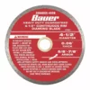 BAUER 4-1/2 in. Continuous Rim Wet Cut Diamond Saw Blade
