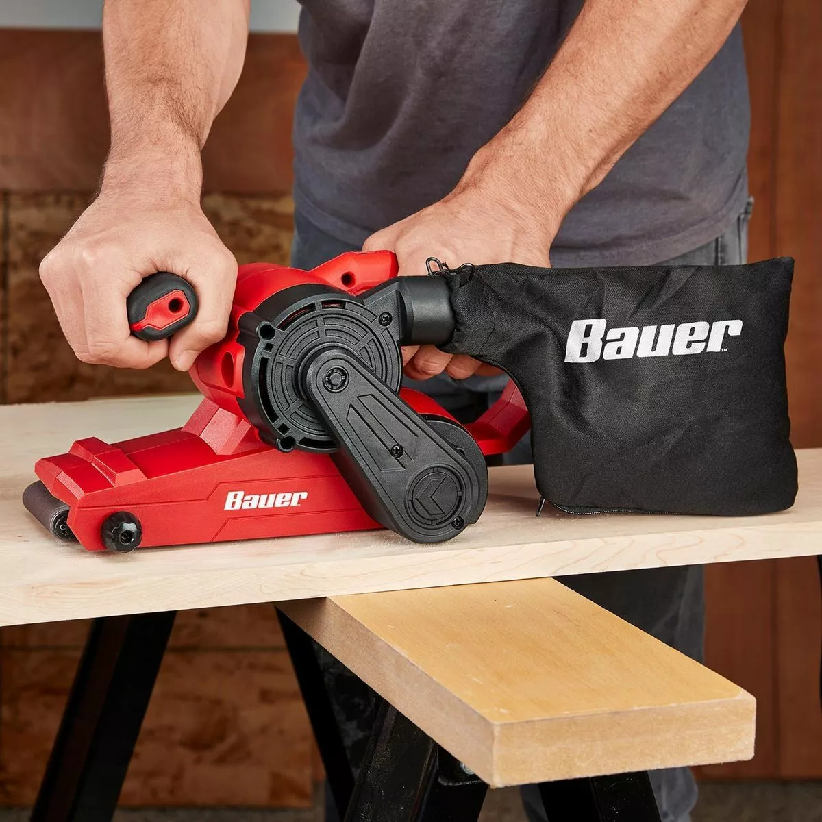 BAUER 8 Amp 3 in. x 21 in. Variable Speed Belt Sander 7 BAUER 8 Amp 3 in. x 21 in. Variable Speed Belt Sander - Image 7