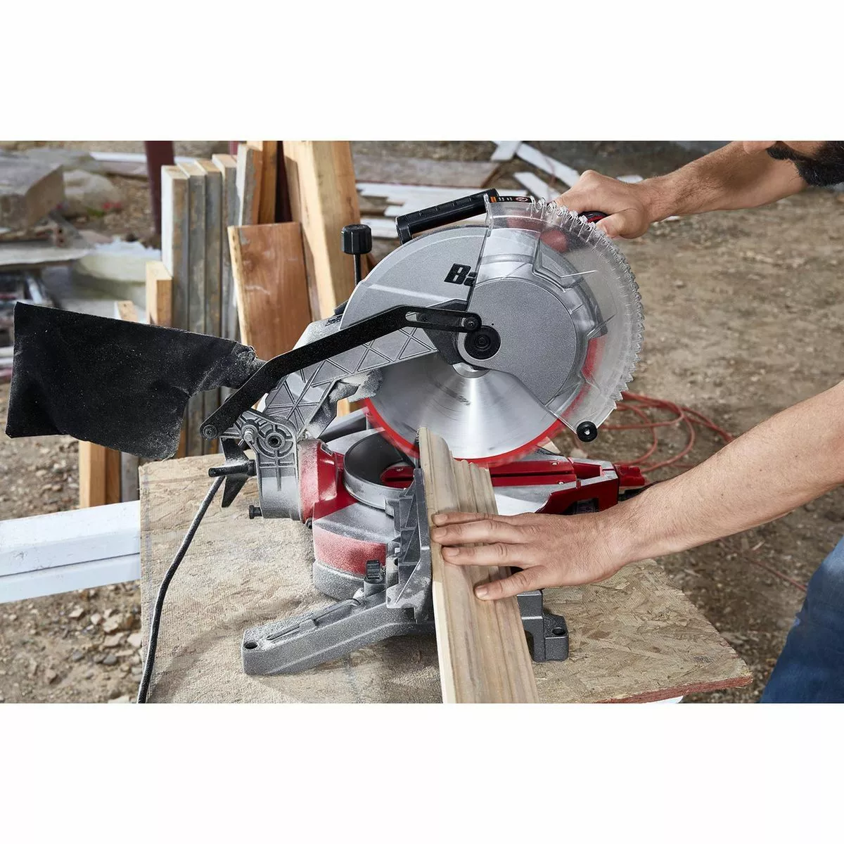 BAUER 12 in. Single-Bevel Compound Miter Saw 15 BAUER 12 in. Single-Bevel Compound Miter Saw - Image 15