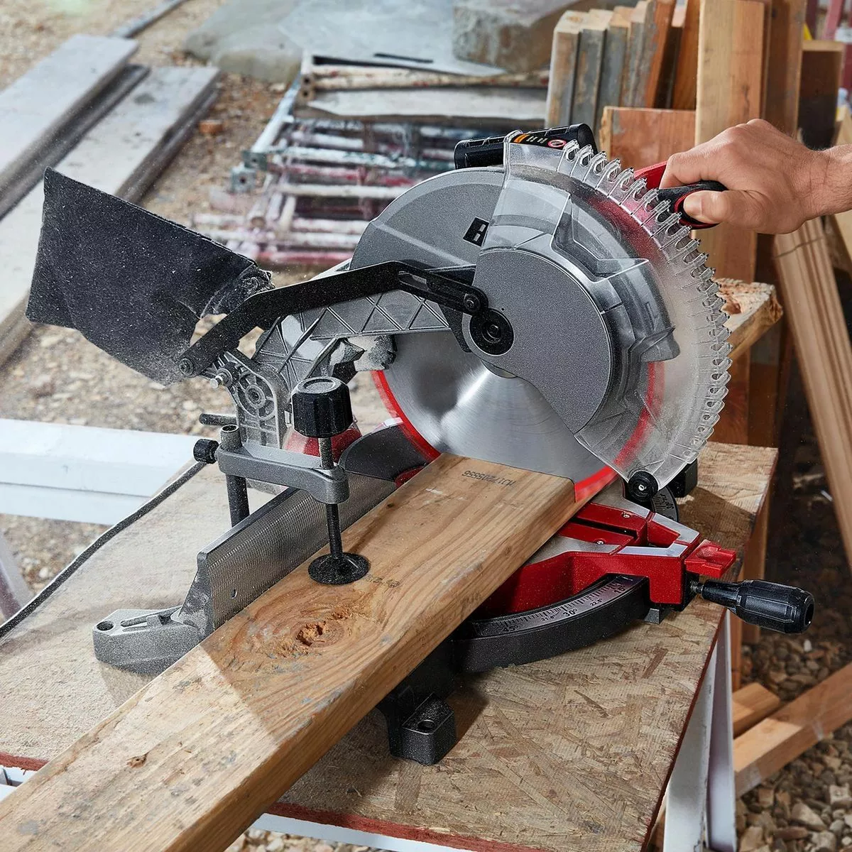 BAUER 12 in. Single-Bevel Compound Miter Saw 16 BAUER 12 in. Single-Bevel Compound Miter Saw - Image 16