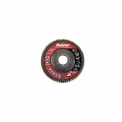 BAUER 4-1/2 in. x 7/8 in. 40-Grit Type 27 Flap Disc with Fiberglass Backing and Zirconia Grain
