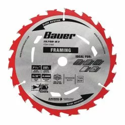BAUER 7-1/4 in. 18T Framing Circular Saw Blade