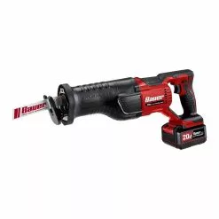 BAUER 20V Brushless Cordless Reciprocating Saw - Tool Only -Bauer Popular Store 58075 W4