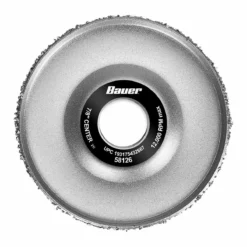 BAUER 4 in. Coarse Carbide Grit Carving Disc -Bauer Popular Store 58126 W4