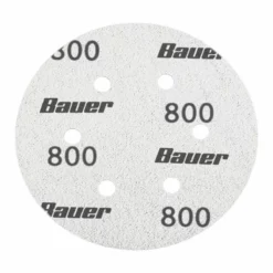 BAUER 6 in. 800 Grit Hook and Loop 6-Hole Pattern Sanding Discs 5 Pk. -Bauer Popular Store 58290 W4