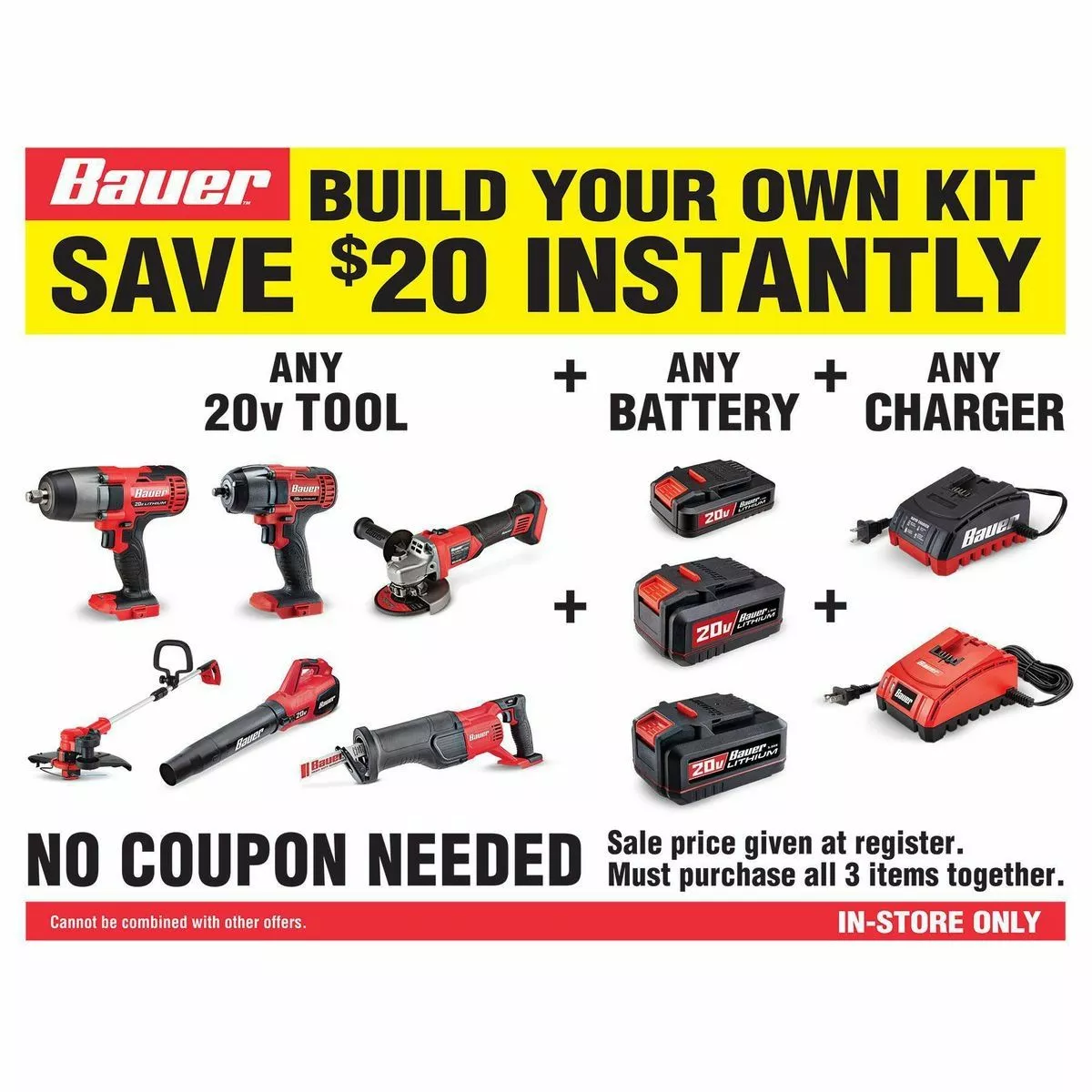 BAUER 20V Brushless Cordless 1/4 in. 3 Speed Hex Impact Driver - Tool Only 2 BAUER 20V Brushless Cordless 1/4 in. 3 Speed Hex Impact Driver - Tool Only - Image 2