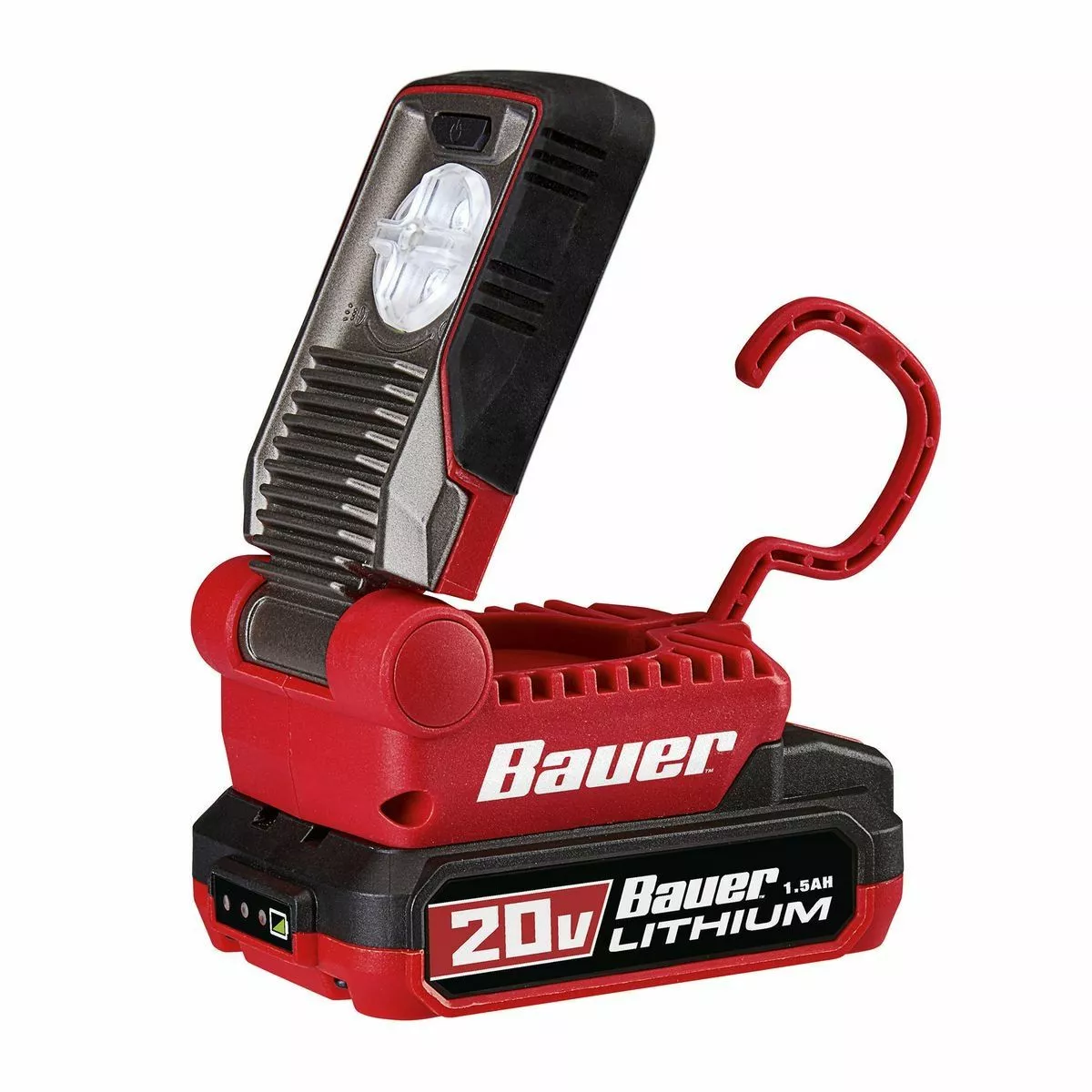 BAUER 20V Cordless 150/300 Lumen Compact Flashlight – Tool Only 4 BAUER 20V Cordless 150/300 Lumen Compact Flashlight – Tool Only - Image 4