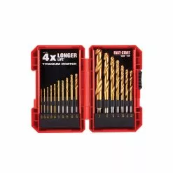 BAUER Titanium Drill Bit Set, 21 Pc. -Bauer Popular Store 63911 W1