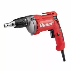 BAUER 5 Amp Variable Speed Drywall Screwdriver with Adjustable Nosepiece