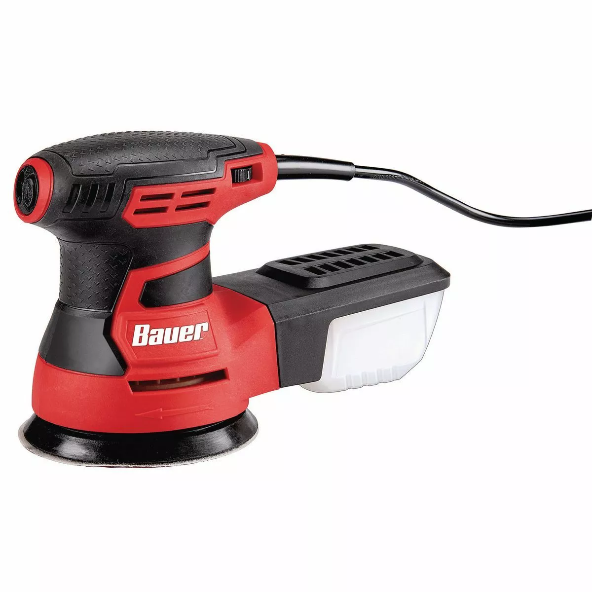 BAUER 2.8 Amp, 5 in. Random Orbital Palm Sander 1 BAUER 2.8 Amp, 5 in. Random Orbital Palm Sander