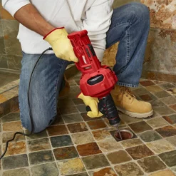 BAUER 23 ft. Auto-Feed Handheld Electric Drain Cleaner -Bauer Popular Store 64063 W6