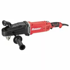 BAUER 13 Amp 1/2 in. 2-Speed Right Angle Drill Kit