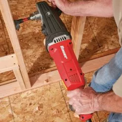 BAUER 13 Amp 1/2 in. 2-Speed Right Angle Drill Kit 13 BAUER 13 Amp 1/2 in. 2-Speed Right Angle Drill Kit -Bauer Popular Store 64121 W6