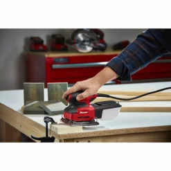 BAUER 2.2 Amp Orbital 1/4 Sheet Sander -Bauer Popular Store 64146 W5