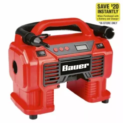 BAUER 20V Cordless Dual Power 0-160 PSI Inflator/Deflator - Tool Only -Bauer Popular Store 64533 W21