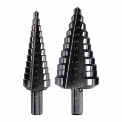 BAUER Black Oxide Step Drill Bit Set, 2 Pc.