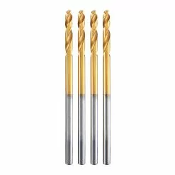 BAUER 9/64 in. Titanium Drill Bit Set, 4 Pc.