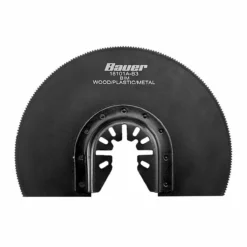 BAUER 4 in. Bi-Metal Half Moon Cutting Blade for Oscillating Multi-tools