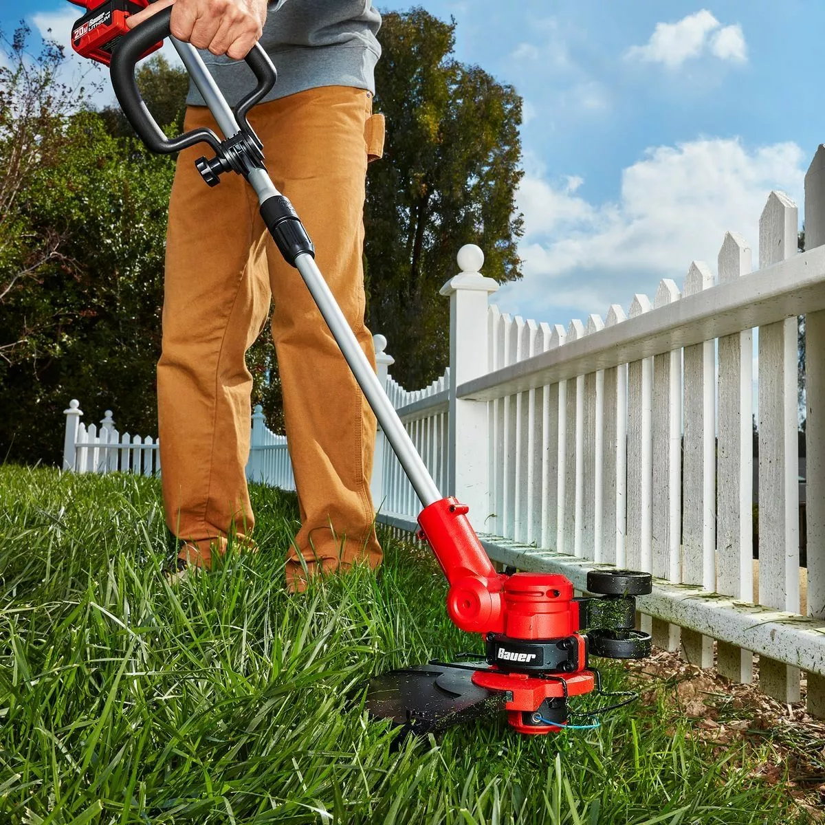 BAUER 20v Lithium-Ion Cordless String Trimmer – Tool Only 14 BAUER 20v Lithium-Ion Cordless String Trimmer – Tool Only - Image 14